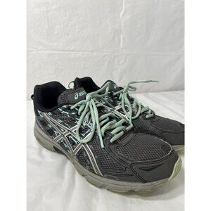 Asics Womens Gel Venture 6 T7G7Q Gray Teal Sneakers Running Shoes Size 8